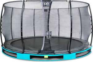 EXIT Toys EXIT Elegant inground trampoline ø427cm met Economy veiligheidsnet blauw