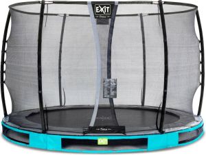 EXIT Toys EXIT Elegant Premium inground trampoline ø305cm met Deluxe veiligheidsnet blauw