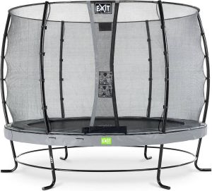 EXIT Toys Exit Elegant Trampoline Met Veiligheidsnet Economy Rond 305 Cm Grijs