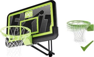 EXIT Toys Exit Galaxy Basketbalbord Voor Muurmontage Met Dunkring Black Edition