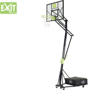 EXIT Galaxy verplaatsbaar basketbalbord op wielen groen-zwart