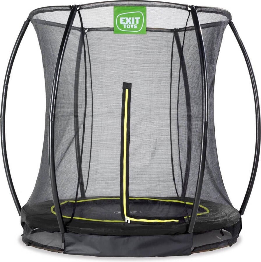 EXIT Toys EXIT Silhouette inground trampoline ø183cm met veiligheidsnet zwart