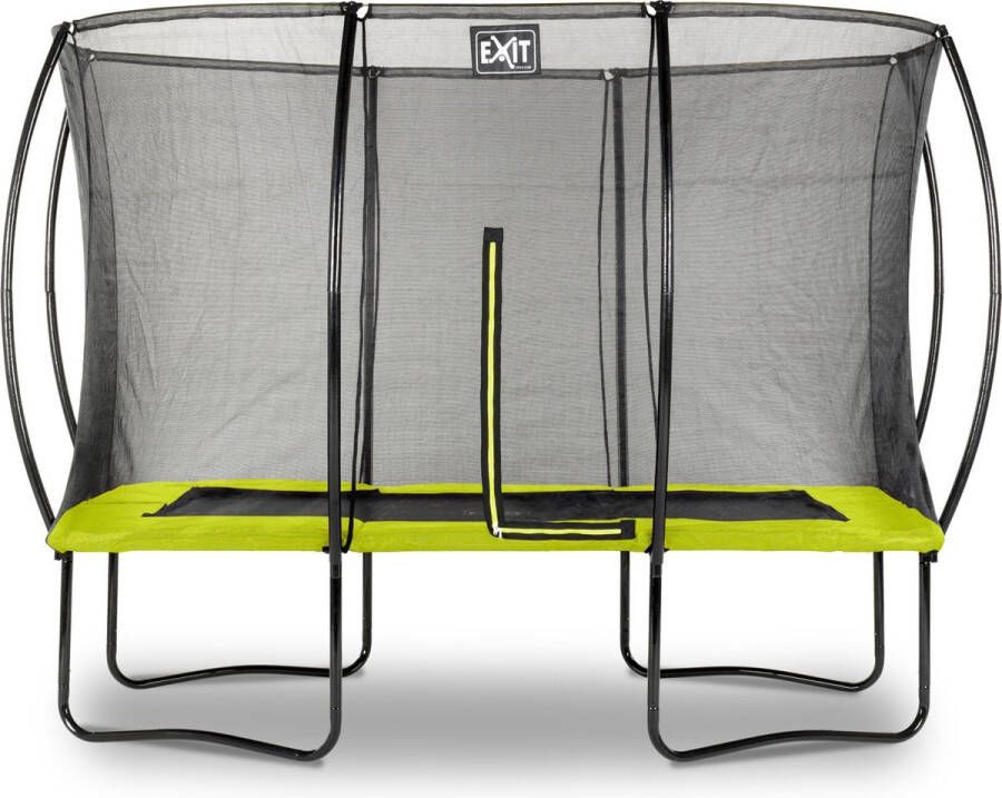 EXIT Toys EXIT Silhouette Rechthoekige Trampoline 305 x 214 cm (7x10ft) met Veiligheidsnet Lime