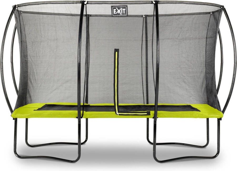 EXIT Toys EXIT Silhouette Rechthoekige Trampoline 366 x 244 cm (8x12ft) met Veiligheidsnet Lime