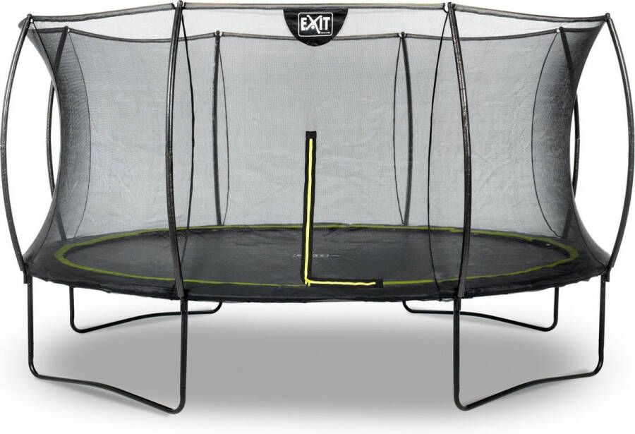 EXIT Toys EXIT Silhouette trampoline rond met veiligheidsnet 427 cm zwart