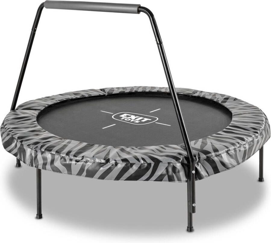 EXIT Tiggy junior trampoline ø140cm met beugel (Kleur rand: zwart grijs)