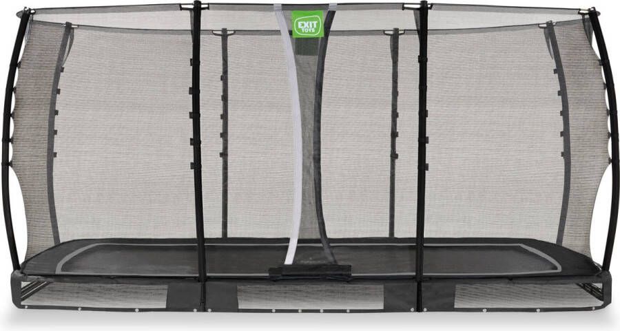 EXIT Allure Classic Inground trampoline 244 x 427 cm x 2 cm Zwart Rechthoekig
