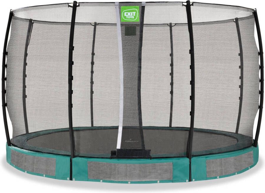 EXIT Toys EXIT Trampoline Allure Premium met Veiligheidsnet Inground 305 cm Groen