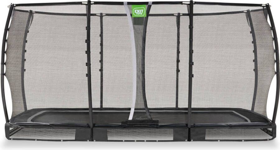 EXIT Toys EXIT Trampoline Allure Premium met Veiligheidsnet Inground 427 x 244 cm Zwart