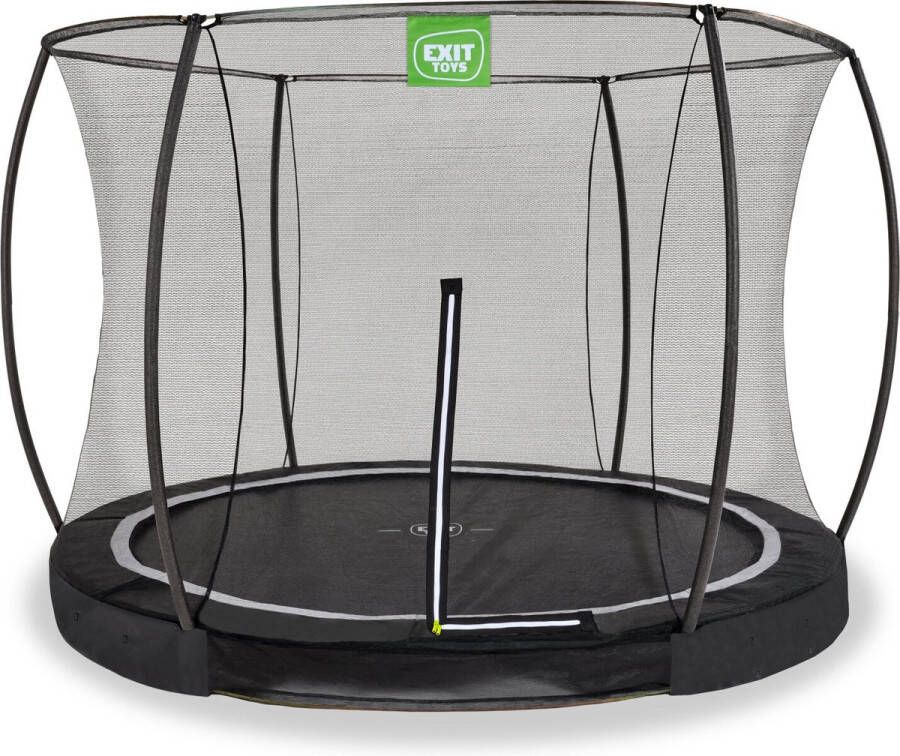 EXIT Toys EXIT Black Edition inground trampoline rond ø244cm zwart