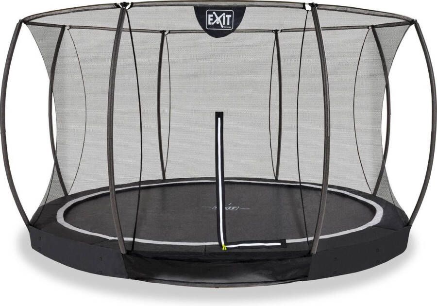 EXIT Toys EXIT Black Edition inground trampoline rond ø366cm zwart