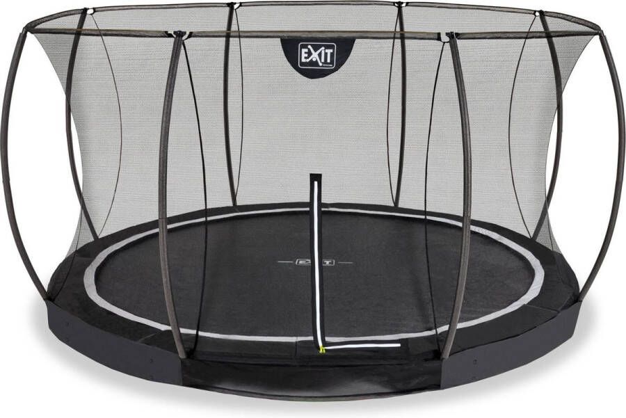 EXIT Toys EXIT Black Edition inground trampoline rond ø427cm zwart