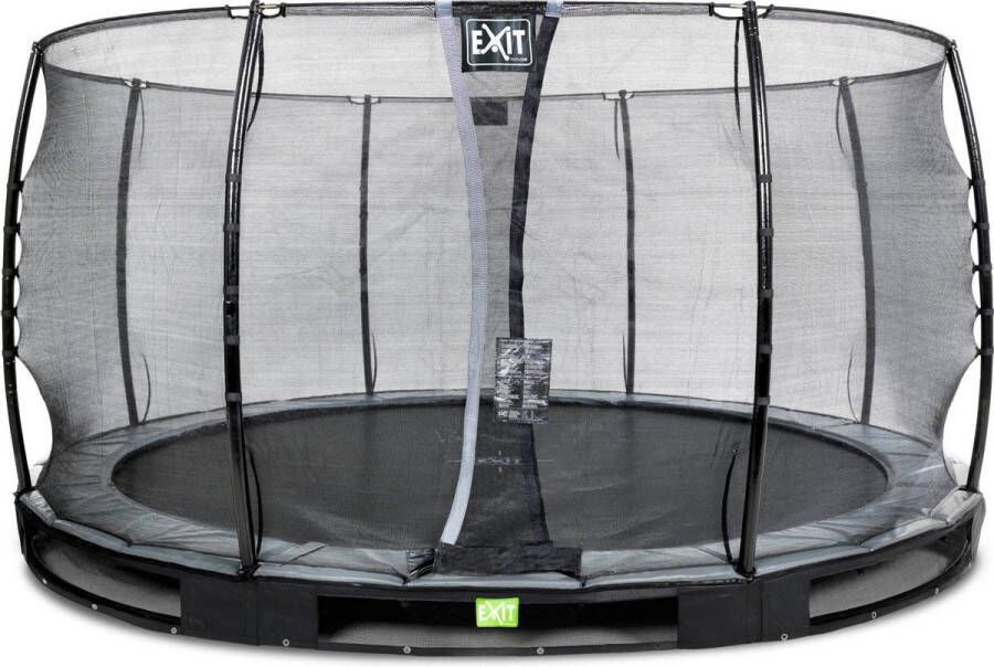 EXIT Toys EXIT Elegant inground trampoline ø427cm met Economy veiligheidsnet zwart