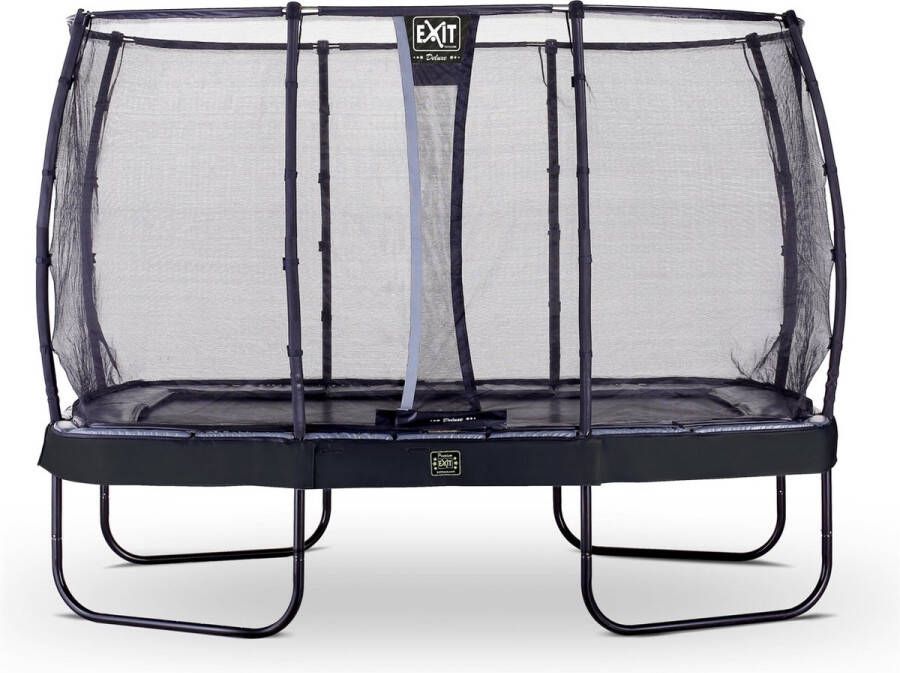 EXIT Toys Exit Elegant Premium Trampoline Met Veiligheidsnet Deluxe Rechthoekig 244 X 427 Cm Zwart
