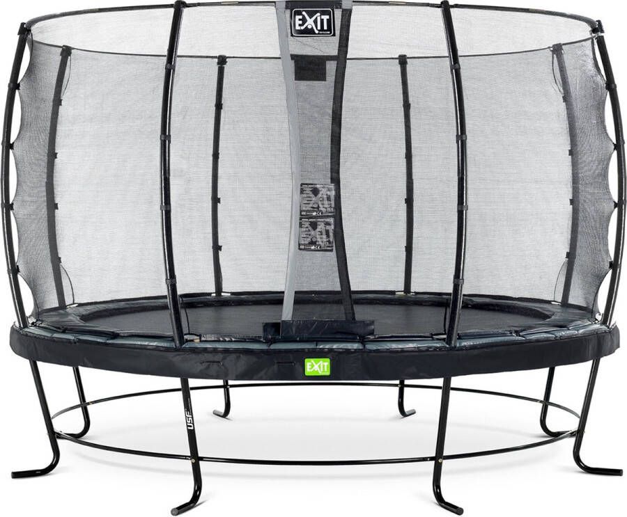 EXIT Toys Exit Elegant Trampoline Met Veiligheidsnet Economy Rond 366 Cm Zwart