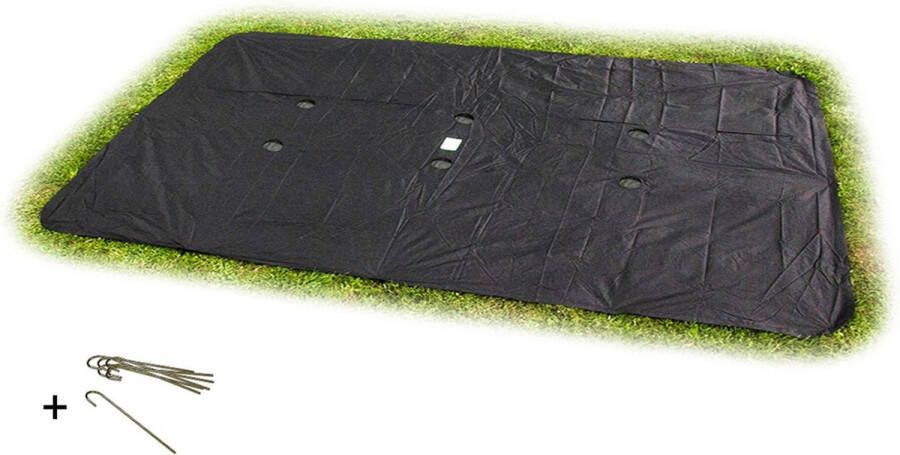 EXIT Toys EXIT groundlevel trampoline afdekhoes rechthoekig 244x427cm