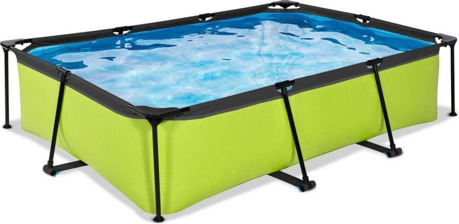EXIT Toys Exit Lime Zwembad 300x200x65cm Met Filterpomp Groen