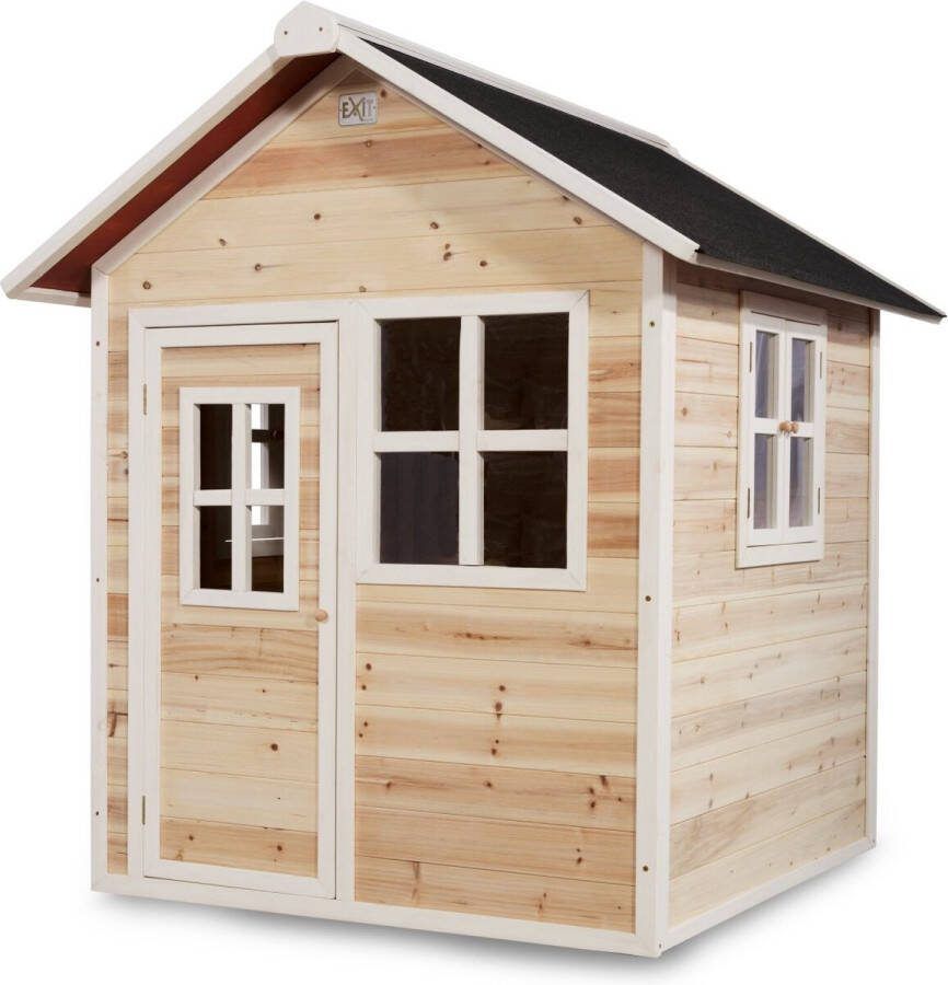 EXIT Toys EXIT Loft 100 houten speelhuisje naturel