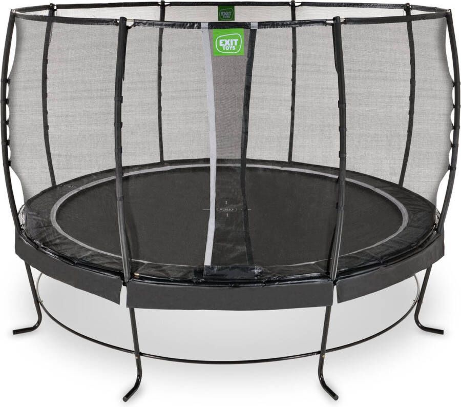 EXIT Toys EXIT Trampoline Lotus Premium met Veiligheidsnet 366 cm Zwart