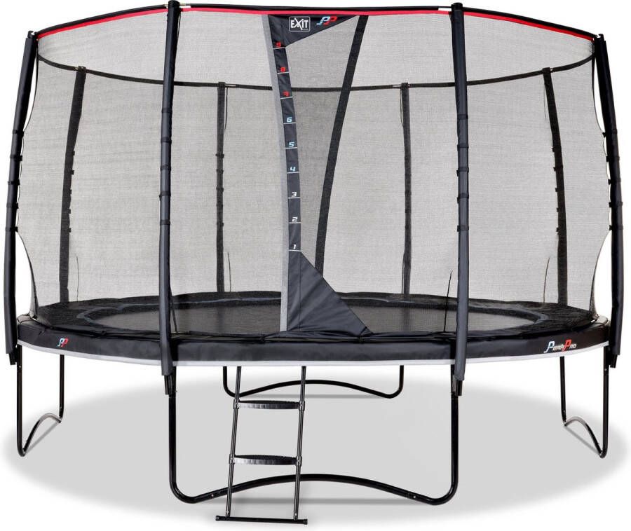 EXIT PeakPro ronde trampoline met veiligheidsnet (Diameter: 427 cm)