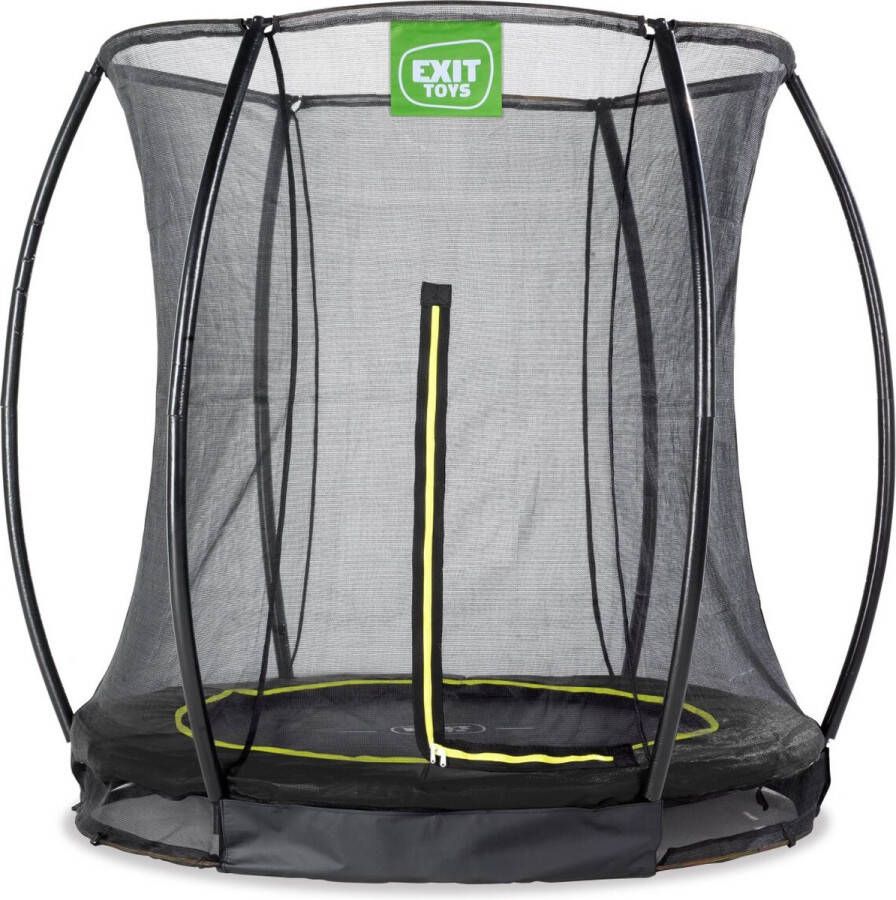 EXIT Toys Exit Silhouette Inground Trampoline Ø183cm Met Veiligheidsnet Zwart