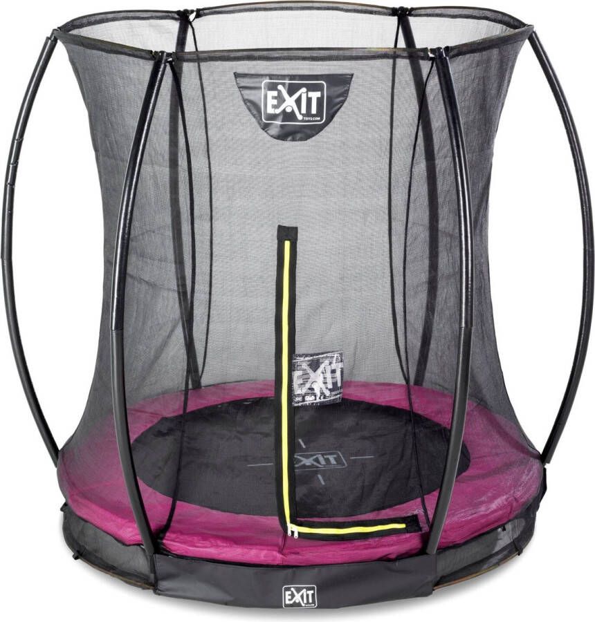 EXIT Toys Exit Silhouette Inground Trampoline Ø183cm Met Veiligheidsnet Roze