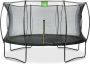 EXIT Tiggy junior trampoline ø140cm met beugel (Kleur rand: zwart lime groen) - Thumbnail 1