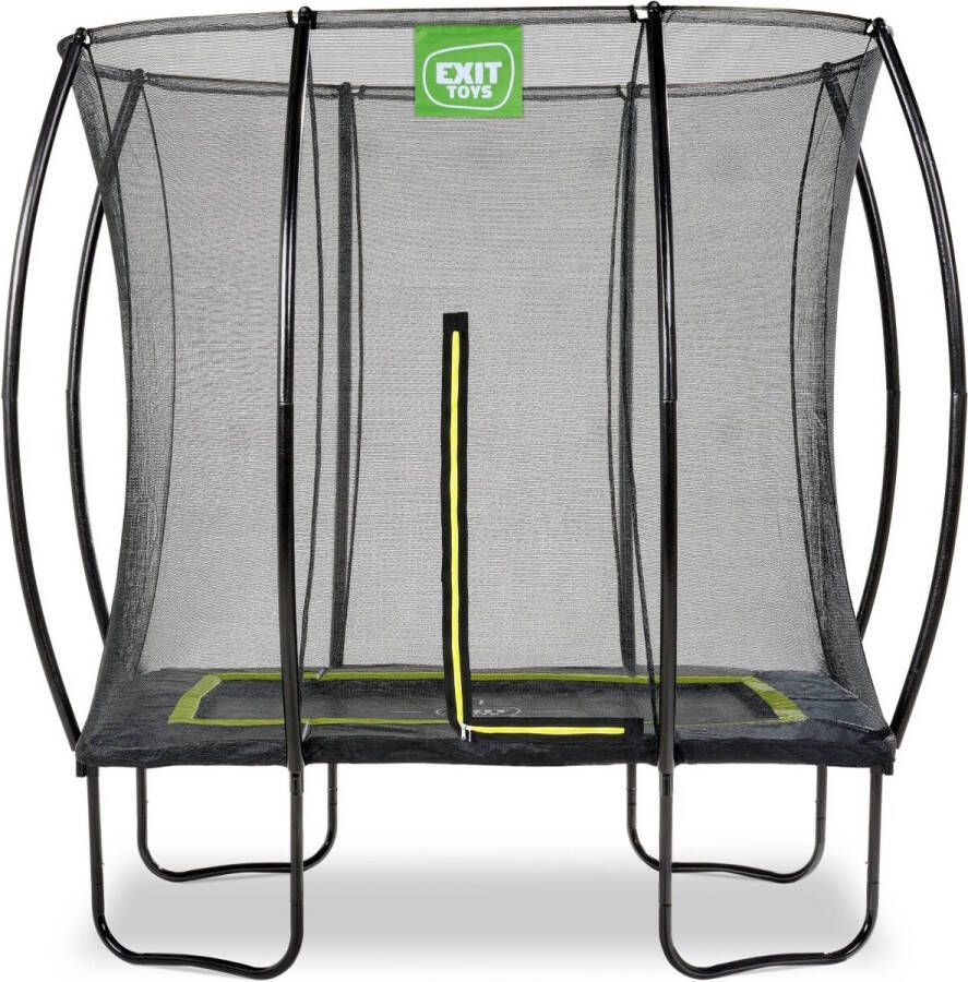 EXIT Toys EXIT Trampoline Silhouette met Veiligheidsnet 214 x 153 cm Zwart