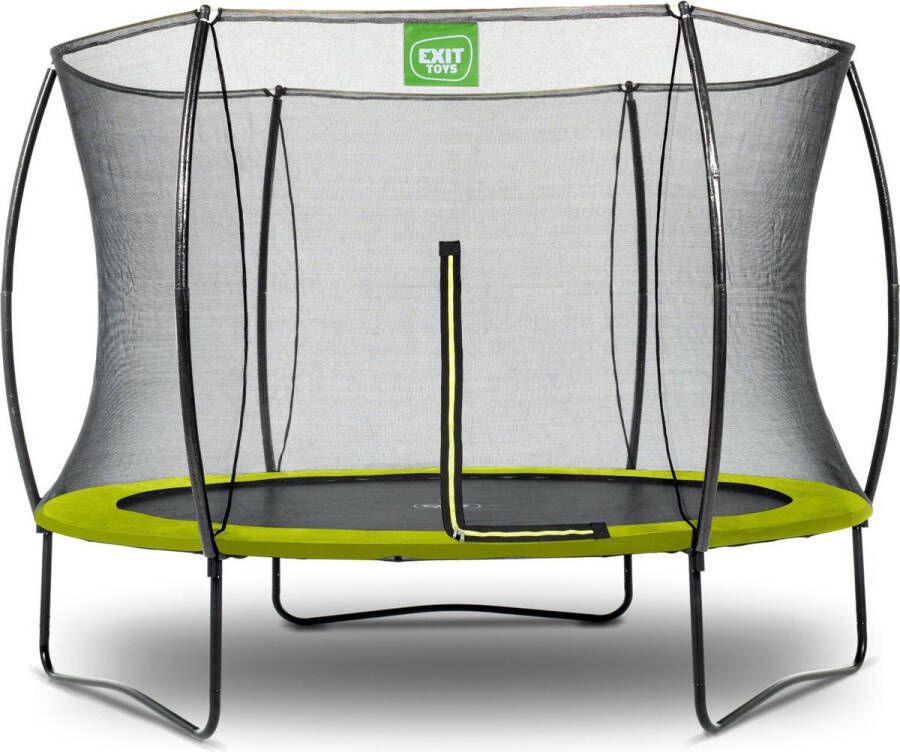 EXIT Toys EXIT Silhouette Trampoline 244 cm (8ft) met Veiligheidsnet Lime