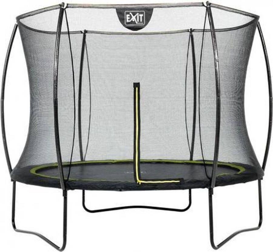 EXIT Toys EXIT Trampoline Silhouette met Veiligheidsnet 244 cm Zwart