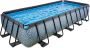 EXIT Toys EXIT Stone zwembad 540x250x100cm met filterpomp grijs - Thumbnail 1