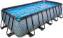 EXIT rond zwembad 5.4x2.5x1.22m met filterpomp + zandfilter (Kleur: grijs) - Thumbnail 3