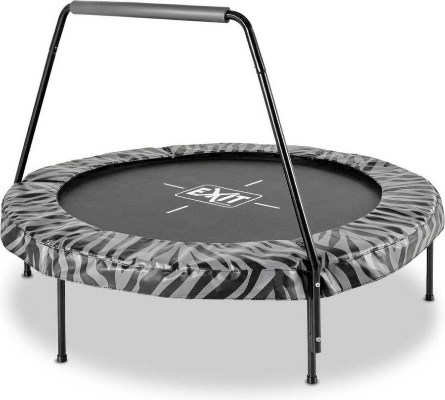 EXIT Tiggy junior trampoline ø140cm met beugel (Kleur rand: zwart grijs)