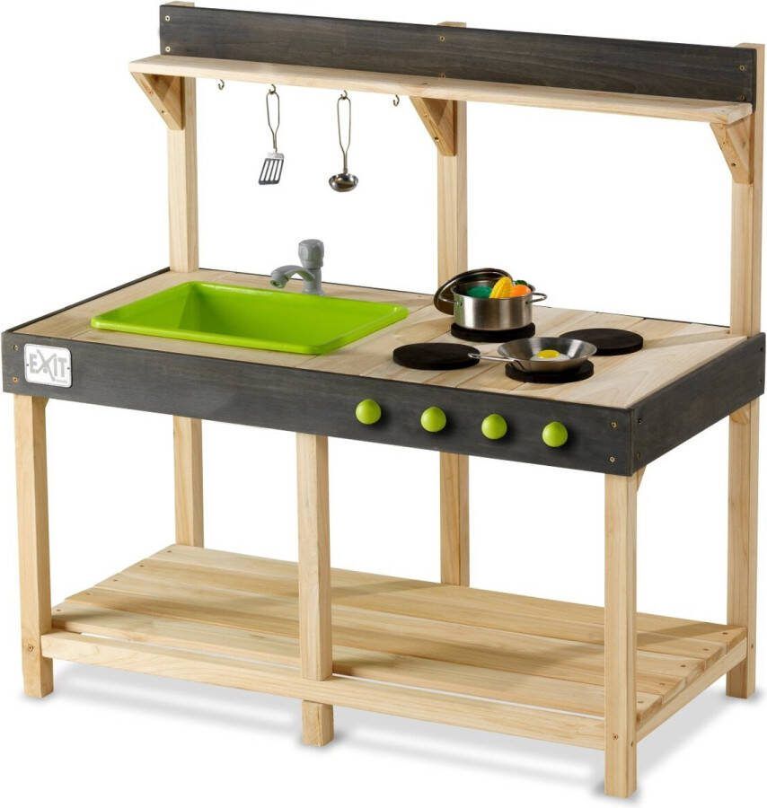 EXIT Toys EXIT Yummy 100 houten speelgoed buitenkeuken naturel