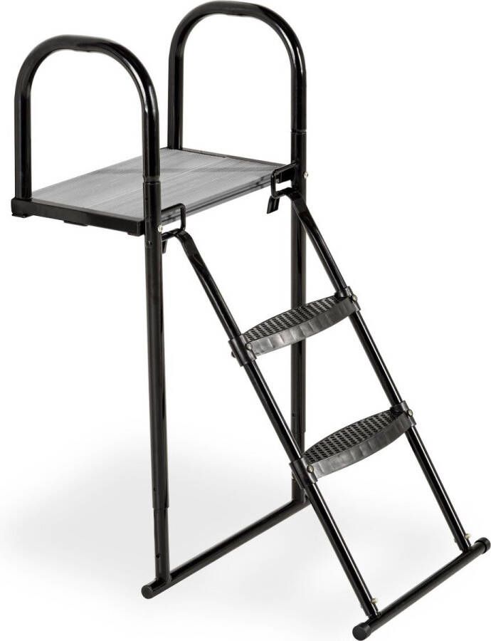 EXIT Toys EXIT trampoline platform met ladder voor framehoogte van 65-80cm