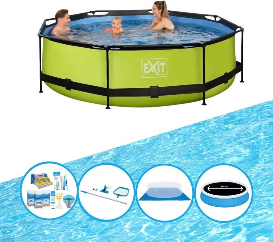 EXIT Toys Exit Zwembad Lime Frame Pool ø300x76cm Zwembad Deal