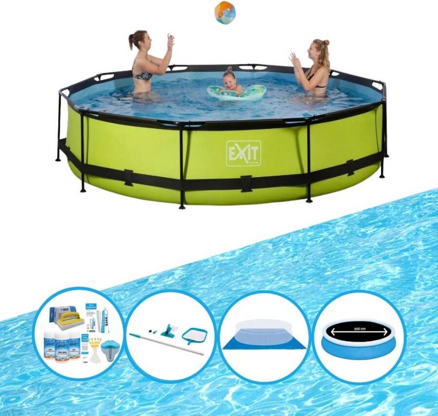 EXIT Toys Exit Zwembad Lime Frame Pool ø360x76cm Zwembad Deal