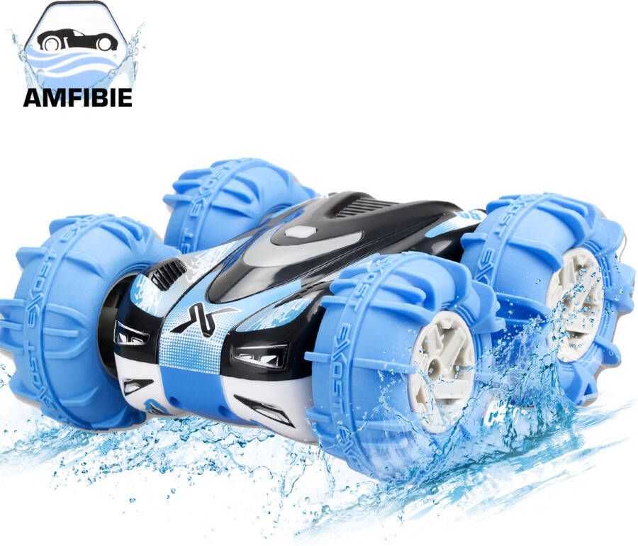 Exost RC AquaCross Amfibie Stuntauto 1:18 RC auto Bestuurbare auto Oplaadbare Accu