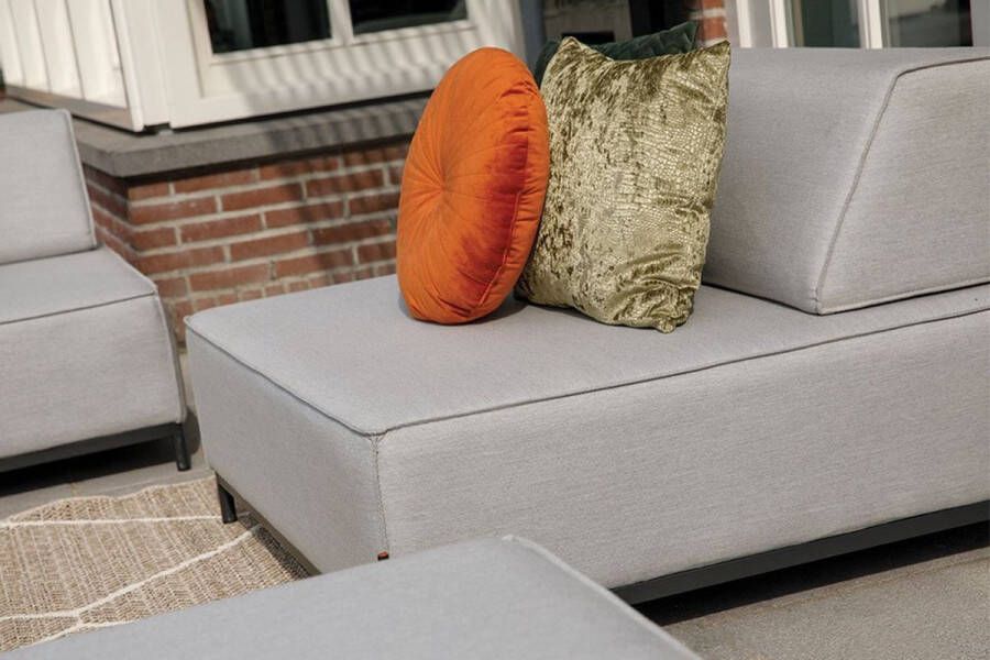 Exotan 1-Zits Element Buiten Como Aluminium Grijs 36x105x105