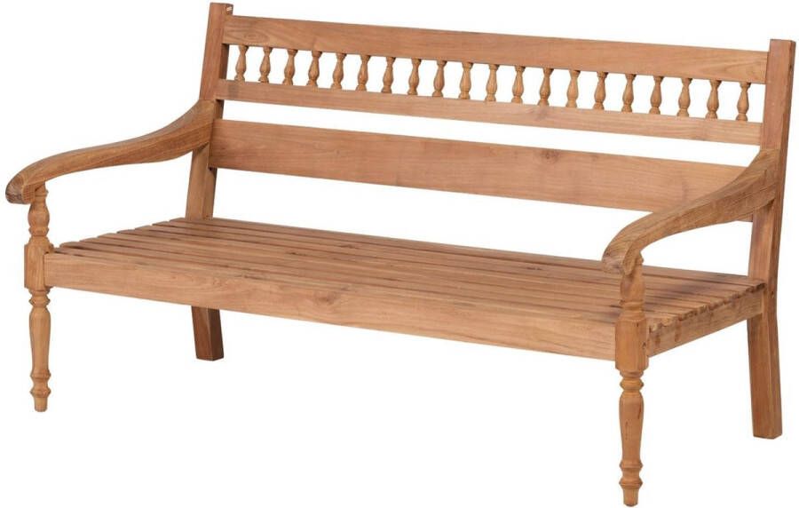 Exotan 2-zits Tuinbankje Java Teak Naturel 85x150x79