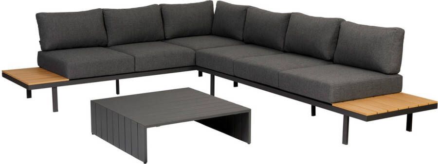 Exotan Exota Loungeset Buiten Bari Aluminium Grijs 75x295x230