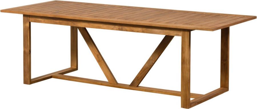 Exotan Outdoor Eettafel Beaver Teakhout 240 x 90cm Naturel