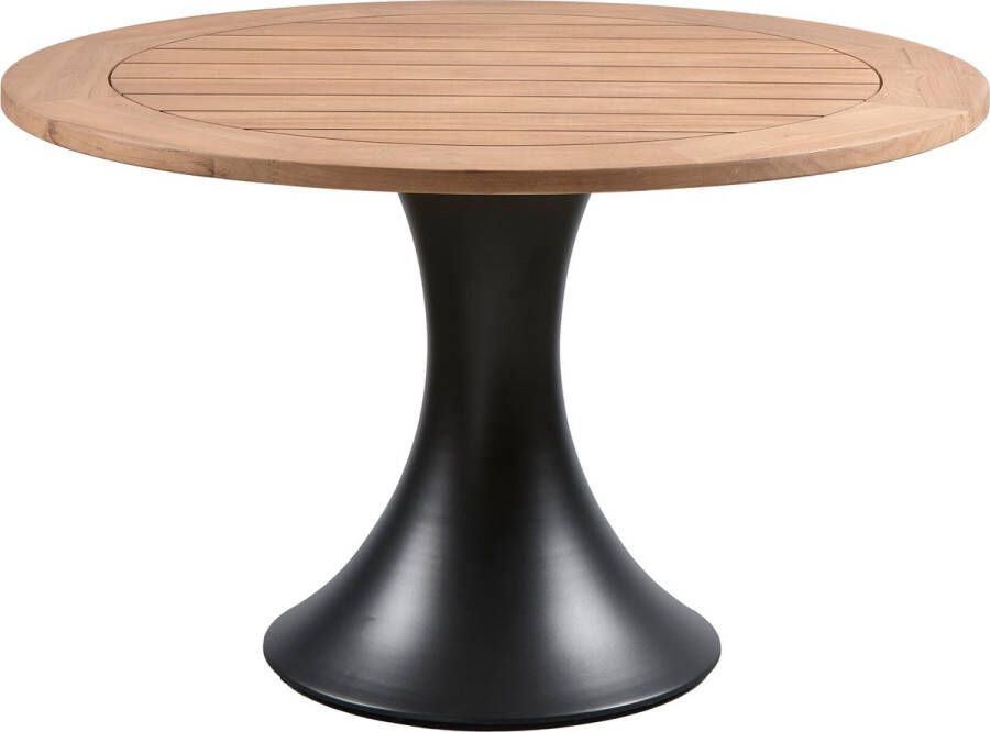 Exotan Outdoor Ronde Eettafel Charley Teakhout 122cm Naturel