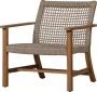 Exotan Outdoor Fauteuil Copper Teakhout en wicker Naturel - Thumbnail 1