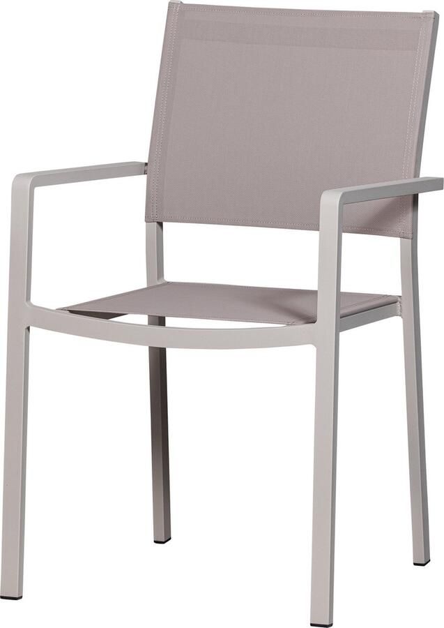 Exotan Eetstoel Fowl Aluminium Textileen Zand 88x54x58