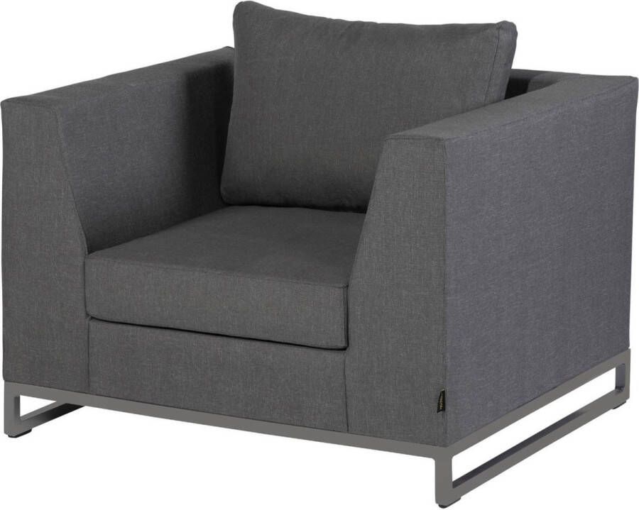 Exotan Fauteuil Buiten Rhodos Aluminium Stone Grey 70x90x100