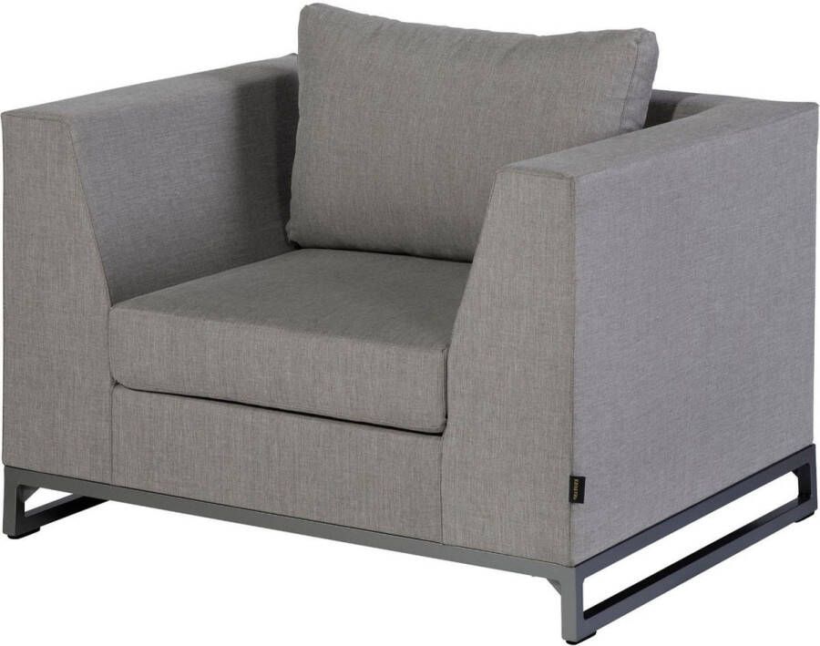 Exotan Fauteuil Buiten Rhodos Aluminium Taupe 70x90x100