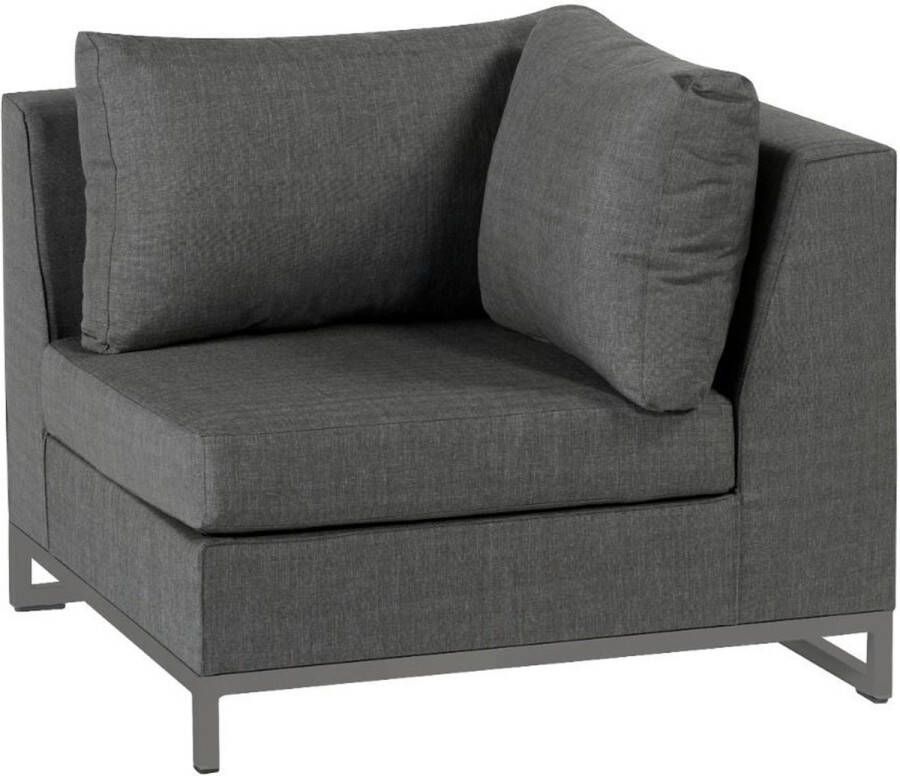 Exotan Rhodos Hoekelement Buiten Aluminium Stone Grey 70x90x90