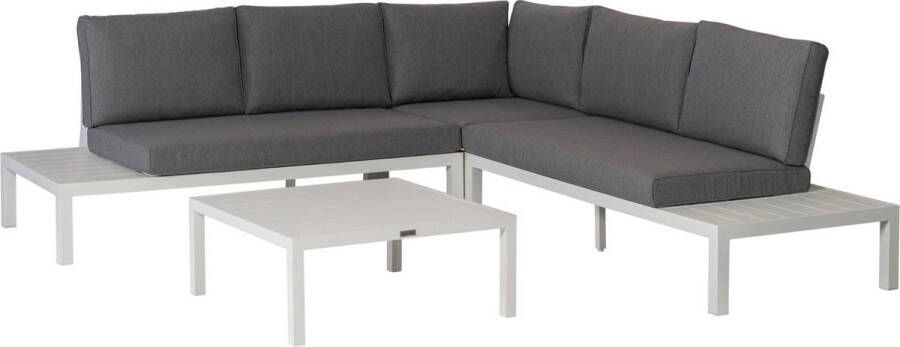 Exotan La Vida Loungeset Buiten Aluminium Wit 63x245x245