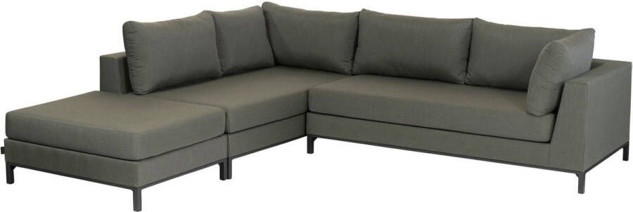 Exotan Loungeset Buiten Capri Aluminium Groen 60x246x262